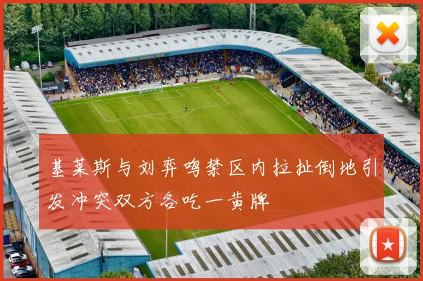 基莱斯与刘弈鸣禁区内拉扯倒地引发冲突双方各吃一黄牌